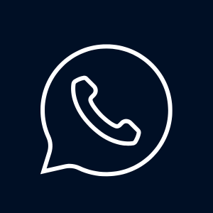 Chat bubble icon containing a phone receiver symbol